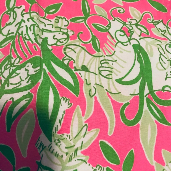 Lily Pulitzer Capris Sz 6 - Picture 2 of 4
